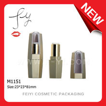 Polygon Empty New Style Plastic Custom Lipstick Packaging With Window